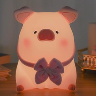 【Ready Stock】LULU Pig Patting Light II Lulu Pig Canned Pig Christmas Gift Night Light LED