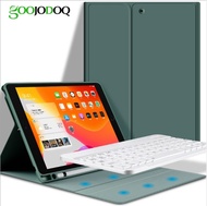 GOOJODOQ Keyboard Case for iPad Pro 11 2021 10.5 2017 / iPad Air 3 2019 Case Funda Magnetic Smart Cover with Pencil Holder 10