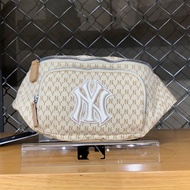 กระเป๋าคาดเอว MLB แท้แบบเกาหลี,กระเป๋าคาดอกสะพายไหล่ข้างเดียวกับดอกไม้เก่า NY Yankees สำหรับผู้ชายและผู้หญิง