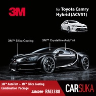 [3M Sedan Gold Package] 3M Autofilm Tint and 3M Silica Glass Coating for Toyota Camry Hybrid (ACV51), year 2012 - 2016 (Deposit Only)