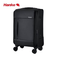 Hanke Men ผู้หญิงกระเป๋าเดินทางขยายได้นุ่มกระเป๋าสัมภาระทรงเปลือกหอยกระเป๋าลากผ้ากันน้ำสปินเนอร์ปิดเสียงล้อ TSA ล็อค H8813