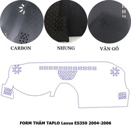 Taplo Mats For Lexus ES350, ES250, IS250 Carpet