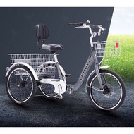 ! Ready Stock ! Datwo Brand assembled 20 inch foldable 7 speed Adult Tricycle Senior Elderly