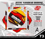 Stiker Sangkar Tebok Murai Decal Kandang Murai Motif BNR No 1 2 3 dan 4