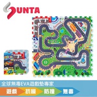 【SUNTA拼接EVA樂扣墊】瘋狂賽車32*32*1cm(9片/組)