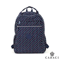 CABACI 輕量防潑水手提後背包-迷漾小方塊