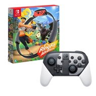 Nintendo Switch健身環大冒險同捆組+明星大亂鬥Pro控制器