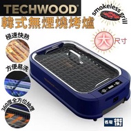 Techwood - 無煙電燒烤爐 GR200A 韓式燒烤 電烤盤 燒烤肉盤