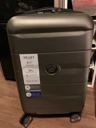 Delsey hand carry suitcase luggage 22” 行李箱 喼 手提 22吋