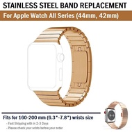 สาย โลหะ เหล็ก สแตนเลส นาฬิกา Apple Watch ซีรีย์ SE 6 5 4 3 2 1 (44mm, 42mm) - สายนาฬิกา Link Bracelet Stainless for Apple Watch 42mm 44mm