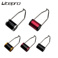Litepro Folding Bicycle Light Stand For Brompton BMX Bike Front Fork Aluminum Alloy Fixing Bracket Cycling Parts