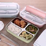 北歐304不鏽鋼分格便當盒 餐盒 保溫飯盒 餐盤 保鮮(附餐具)