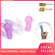 Crystal Spike Adult Toys Silicone Finger Condom / Jari Condom Berduri Crystal Condom Spike