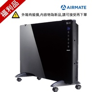 福利品 AIRMATE艾美特 LED顯示居浴兩用IP24防潑水對流式電暖器 HC12102R
