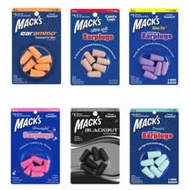 【Macks】美國熱銷 泡棉耳塞 3副裝 防噪音 飛行 游泳 適用