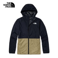 The North Face M MFO LF WIND JACKET 男 風衣外套 黑/卡其-NF0A4NEF10N