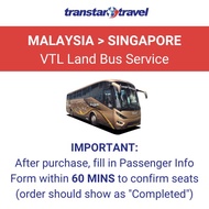 Transtar VTL Land Bus Service (22 Jan) - Malaysia to Singapore