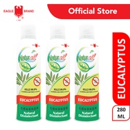 3x - Eagle Brand Naturoil Eucalyptus Disinfectant Spray 280ml
