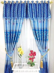 HORDENG GORDEN BLACKOUT PRADA SMOKRING GORDEN JENDELA GORDEN PINTU KAMAR GORDEN JENDELA RUANG TAMU GORDEN JENDELA 2 KACA HORDENG JENDELA PANJANG UK 130 X 220