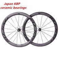 700C RUJIXU Japan KBP ceramic bearings Hub Road Carbon Wheels Brake Clincher Wheelset