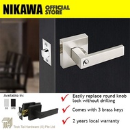 NIKAWA Heavy Duty Lever Lock 6271 / Room Door Lock / Door Lock / HDB Lock