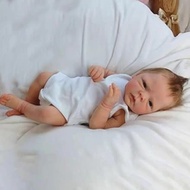 18Inch Reborn Boneka Bayi Buatan Tangan Baru Lahir Boneka Full Body Silikon Boneka