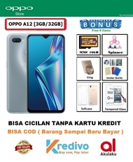 Oppo A12 Ram 3GB/32GB - Bisa cicilan Tanpa Kartu Kredit + 6 Items ACC (Garansi Resmi Bisa COD Handphone murah Discount Promo)