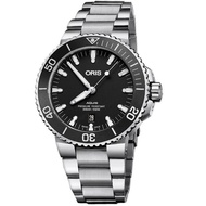 【ORIS 豪利時】Aquis 時間之海潛水機械錶(0173377304154-0782405PEB)