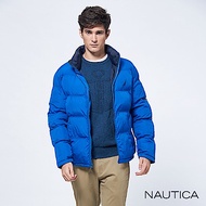 Nautica恆溫保暖科技羽絨立領外套-寶藍