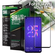 NISDA For 華為 HUAWEI NOVA 5T 完美滿版鋼化玻璃保護貼-黑