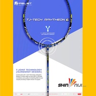 Felet Badminton Racket TJ Tech Raytheon 6 High End Series ( Free Grip ) Yonex Apacs Li-Ning