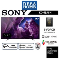SONY KD-65A8H 65"OLED 4K UHD HDR SMART TV(ANDROID TV) FREE HDMI CABLE & BRACKET KD65A8H