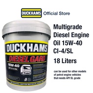 Duckhams CI4 15W40 - Diesel Gard 15W40 CI4/SL (18 liters) - Turbo Diesel Engine Oil CI4 HDEO 15W40 18L