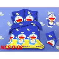 ✔🎁Free Special Gift🎁DORAEMON Cartoon Single / Queen Size Bedsheet / Blanket (NCS-0-08)