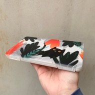 口罩收納盒 寵物圖案 貓咪 黑貓系列 花草系列