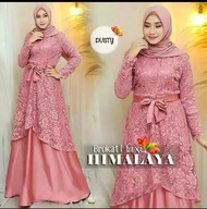 DRESS KONDANGAN BROKAT TERBARU MODEL ELEGAN GAMIS REMAJA KEKINIAN 2021