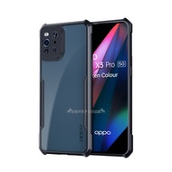 XUNDD 軍事防摔 OPPO Find X3 Pro 鏡頭全包覆 清透保護殼 手機殼(夜幕黑)