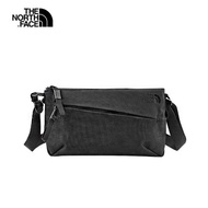 【The North Face】The North Face北面男女款黑色休閒單肩背包|3KWUKX7