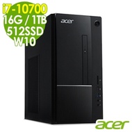 ACER ATC-875 八核效能桌機(i7-10700/16G/512SSD+1TB/W10/Aspire)