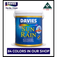 Davies 4 LITERS Sun and Rain Elastomeric Waterproofing Indoor/Outdoor Concrete/Masonry Paint
