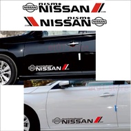 1 Pair DIY Car Body Sticker For Nissan Navara Terra Urvan Almera Juke Safari Xtrail Sylphy NP300 GTR Altima Auto Decal Car Decal Accessories