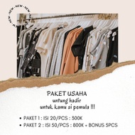 PAKET USAHA BAJU THRIFT SHOP IMPORT BRANDED