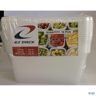 ♞EZ Pack KR1000 Microwavable Container Rectangle