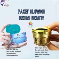 Kedas beauty ori BPOM 1 paket cream gold jelly + sabun 110 ml