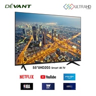 ☂Devant 55-inch Smart 4K TV with FREE Wall bracket - 55UHD203