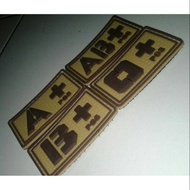 Tan airsoft Blood patch rubber patch