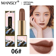 Mansly ลิปสติก ลิปสติกกำมะหยี่สไตล์จีน กันน้ำ ติดทนนาน ไม่ตกร่อง เกลี่ยง่าย  ( เครื่องสำอาง Lip gloss ลิปสติก ราคาถูก Lipstick M165 )