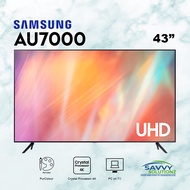 Local manuferture warranty Samsung Smart TV AU7000 43 inch TV UHD 4K Smart TV