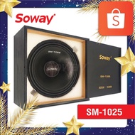 Pakk ลำโพงรถยนต์ เครื่องเสียงรถยนต์ Soway SM-1025 ลำโพงเสียงกลาง ขนาด 10นิ้ว แม่เหล็ก 145x20 mm. /4Ω Power 500W ลำโพงรถยนต์ Midrange speaker 1ดอก/1คู่  car stereo