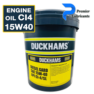 DUCKHAMS DIESEL GARD 15W-40 CI-4/SL (18 Liters) - Heavy Duty Diesel Engine Oil
